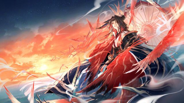 「指南」阴阳师​[花合战插画故事] 待宵姑获鸟:寄雁传意|挖掘金