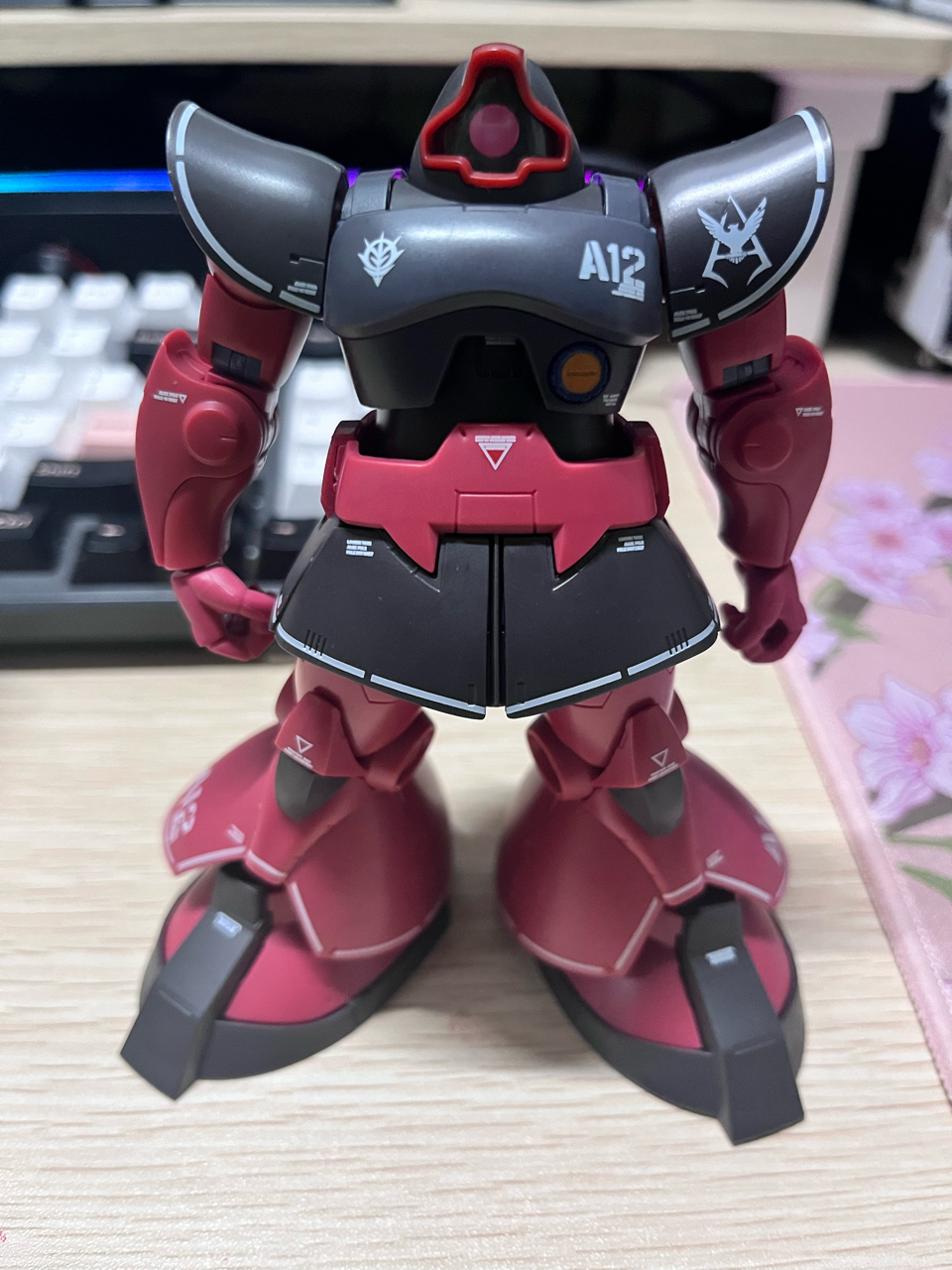 可动成品robot魂anime夏亚专用力克大魔真实标志版