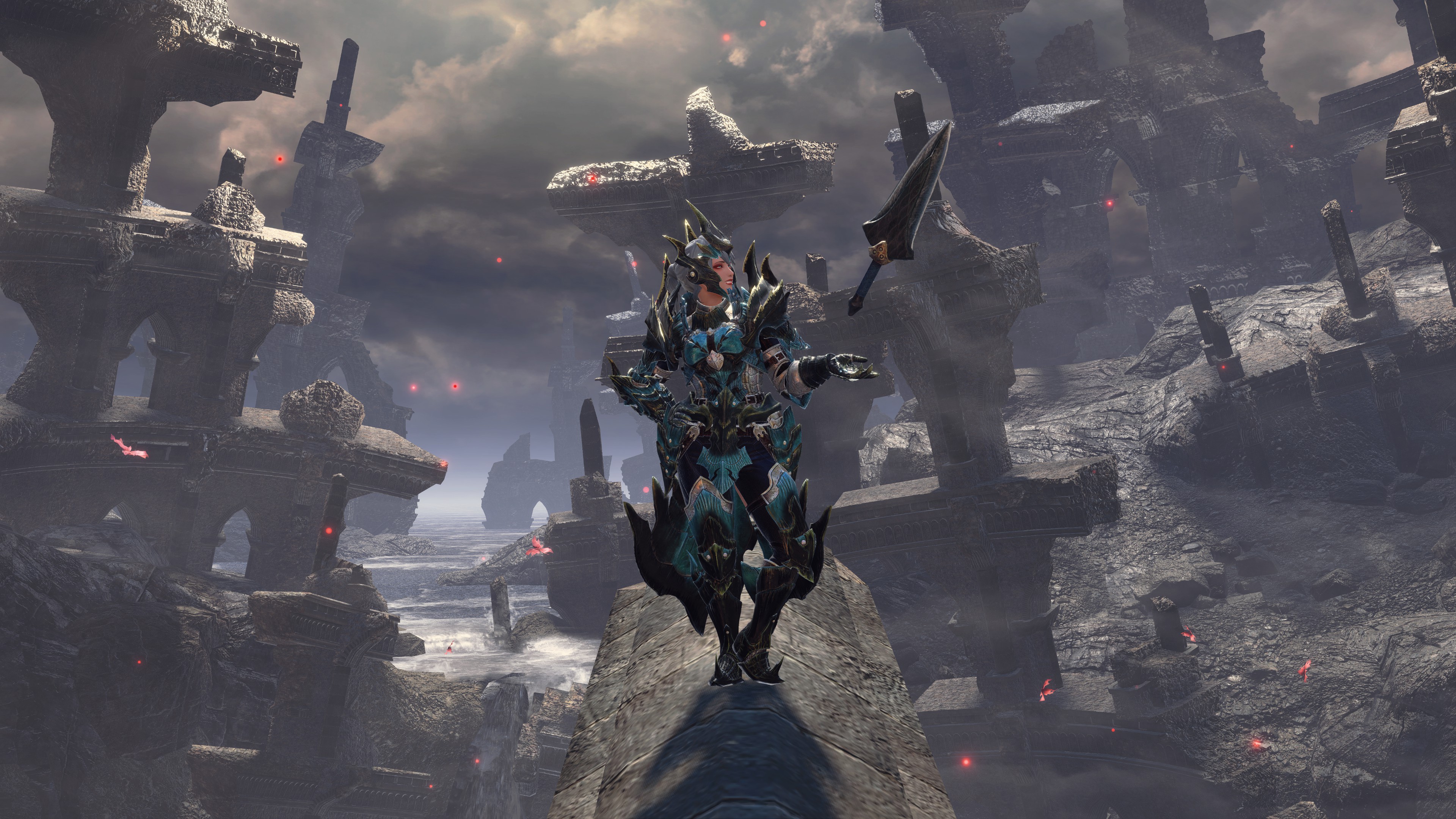 [曙光mod] mhwi(硫)斩龙α套女 (硫)斩龙大锤/盾斧/虫棍/笛子/长枪