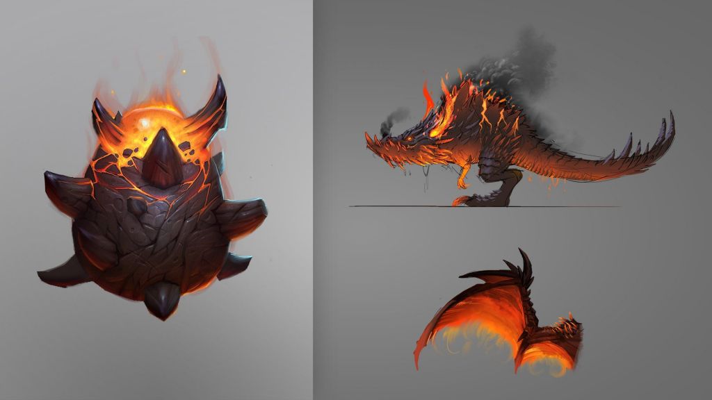 四大元素始祖巨龙以及