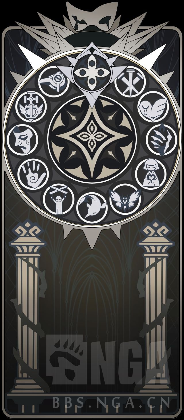 原神氵官方的预览加载图案可以确认散兵的命之座图案了