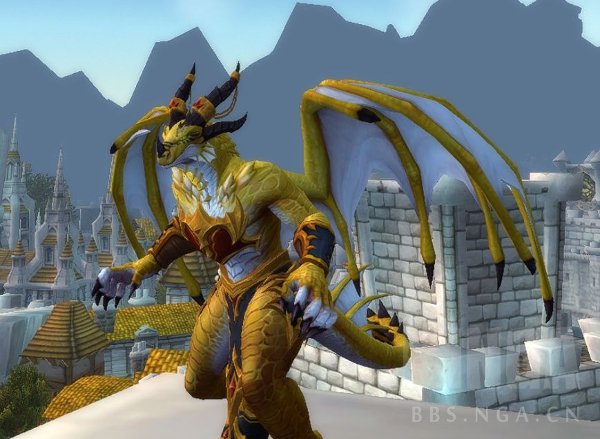 明明有粗大的男龙人模型暴雪非得给玩家只能用纤细的龙人模型