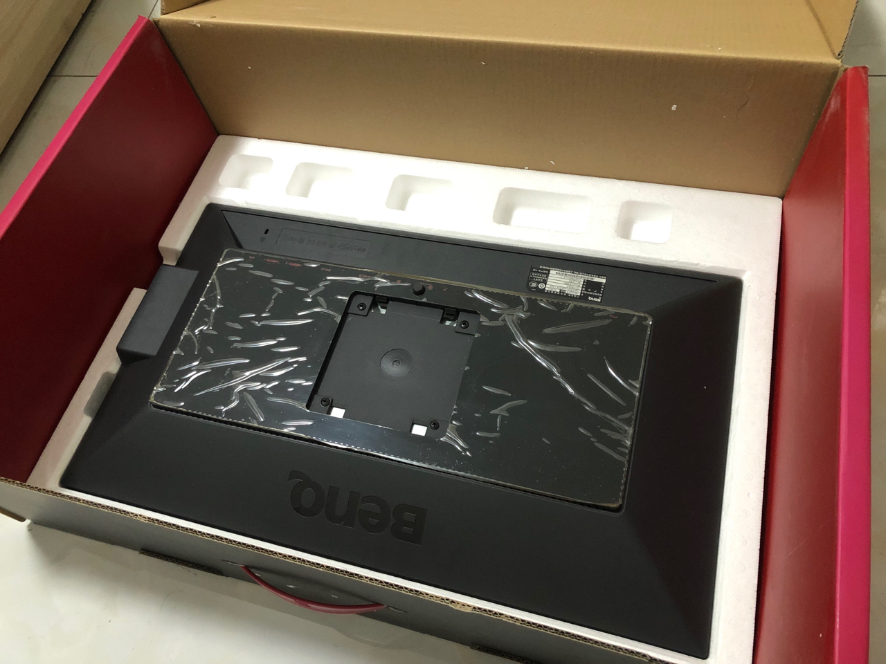 出卓威xl243024寸tn屏144hz箱说全