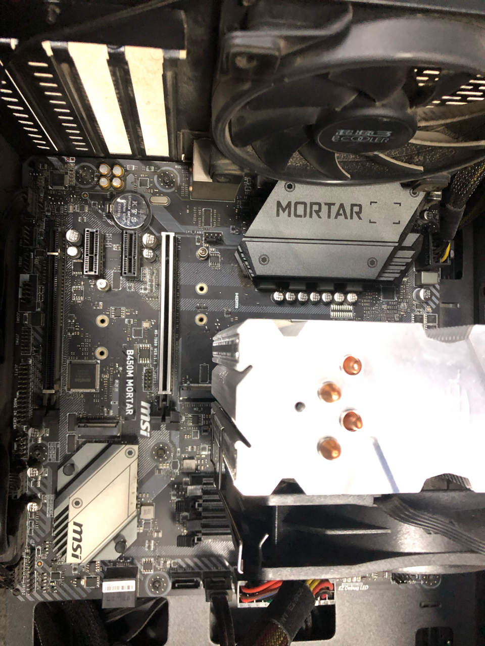 电脑硬件出2600微星b450迫击炮1800前