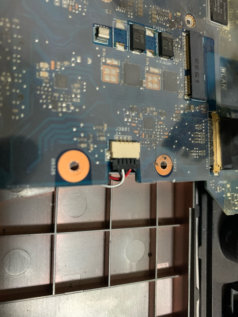 求助华硕笔记本电脑这个排线怎么弄下来