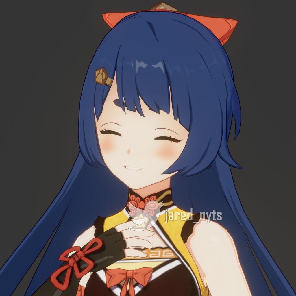 闲聊杂谈推上刷到的长发香菱好喜欢