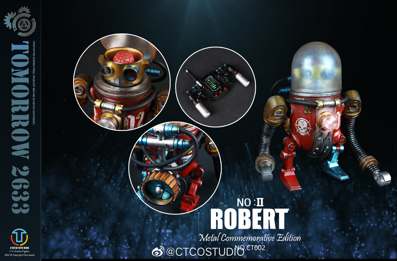 新闻资讯ctcostudio16ct002明日26332号罗伯特机器人合金压铸版