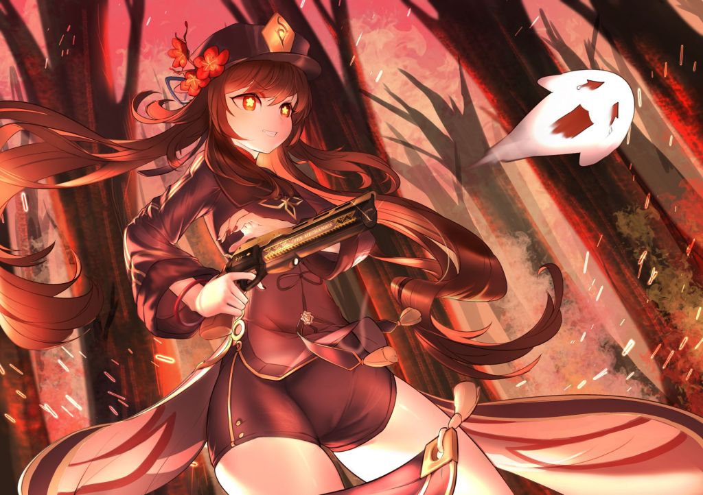 插画搬运在用遗言腰射的胡桃