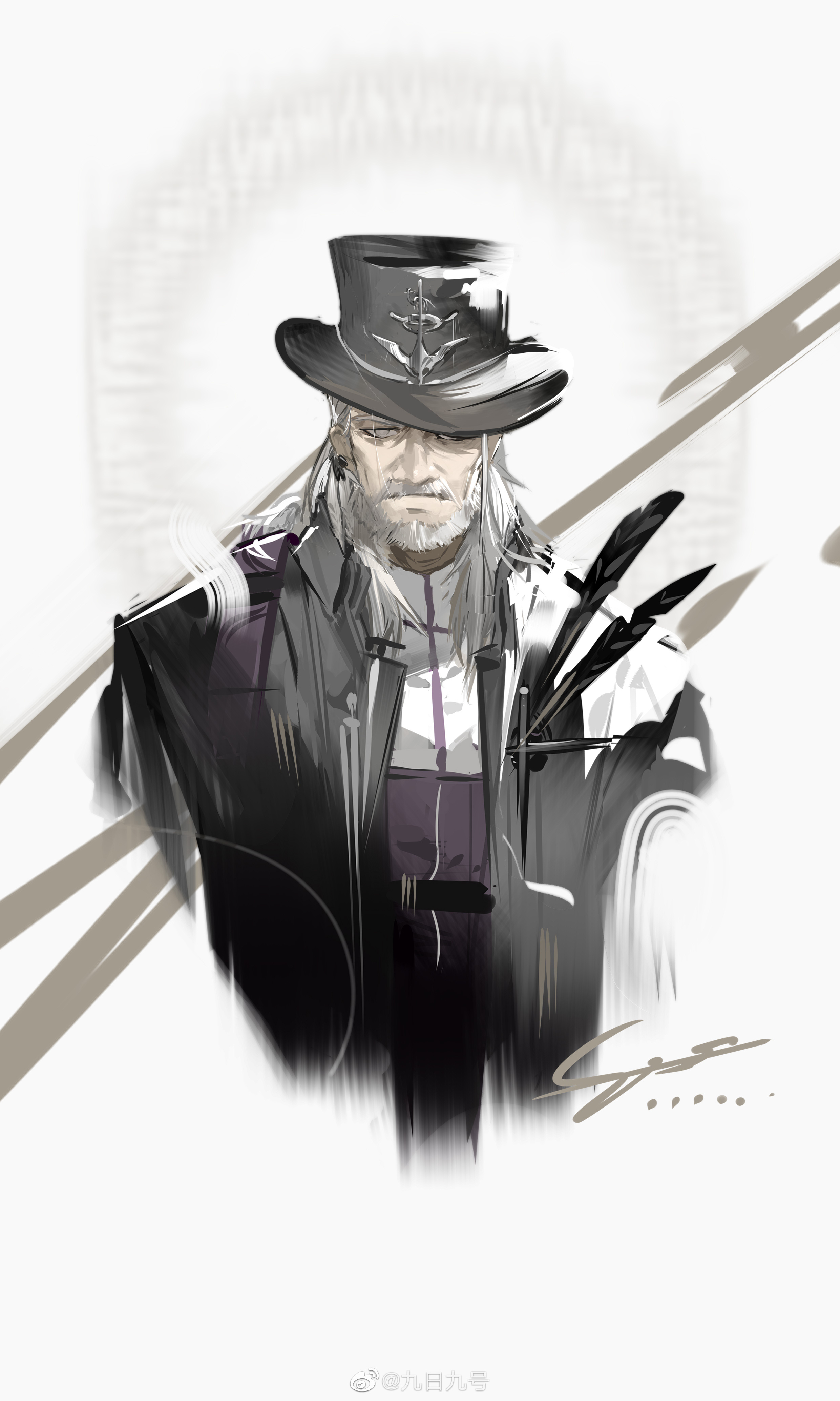 搬运九日九号车尔尼罗小黑画师画的圣徒卡门