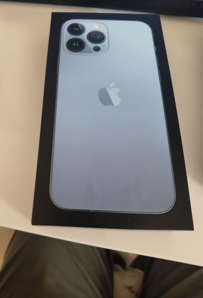 出闲置iphone13promax国行远峰蓝128g