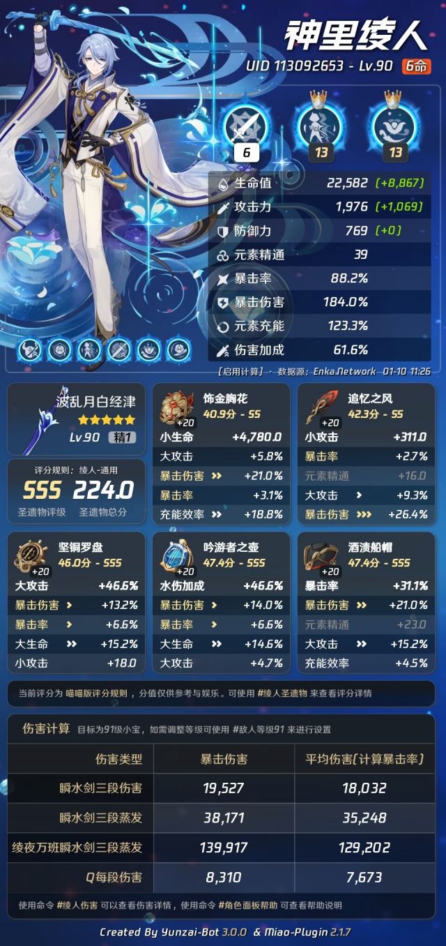 [心得交流][数据讨论]请问满命绫人和一斗这个面板可以算毕业了吗