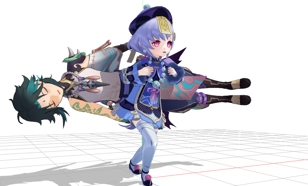 [同人创作] 魈这么高,七七想要安全地将他背回城,就只有这一种办法了