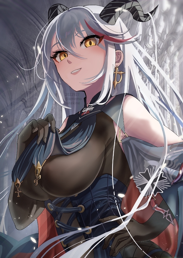 [谢谢茄子] 埃吉尔:做女仆好麻烦呐~,连身黑丝实在是太符合xp了