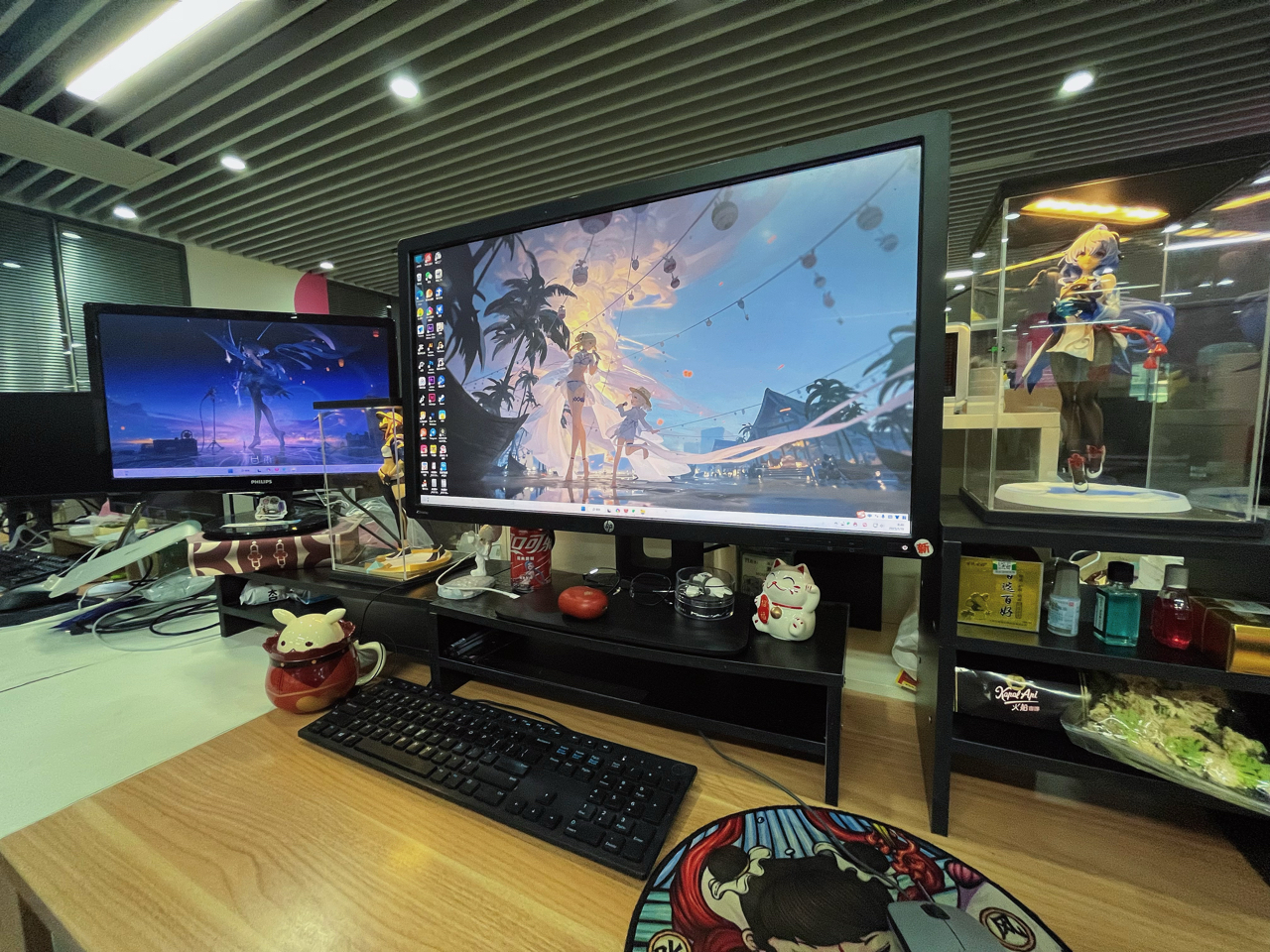 闲聊杂谈甘雨手办到位新年新气象办公桌整理完毕