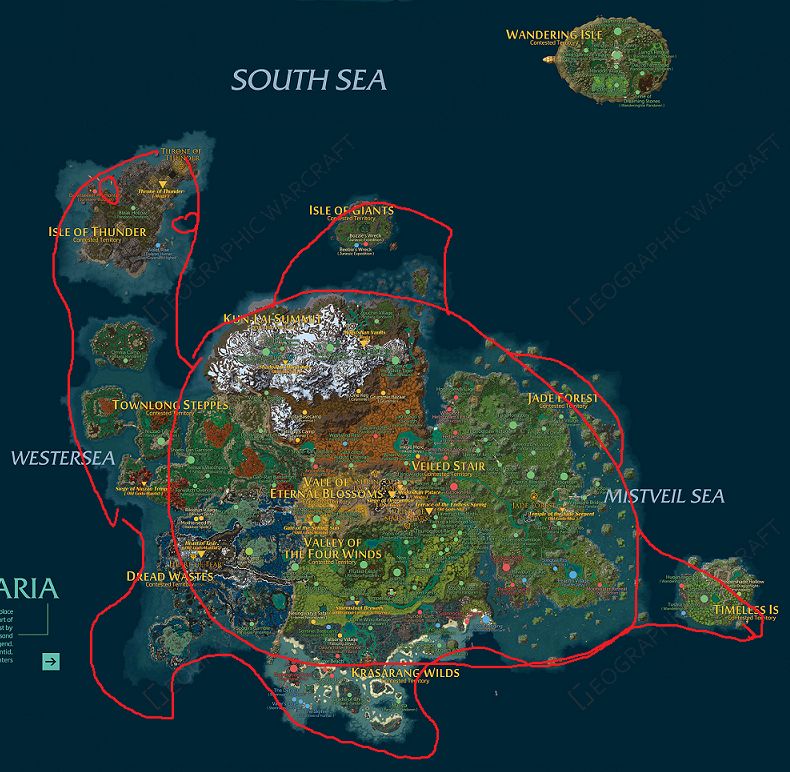 潘达利亚高清地图图片