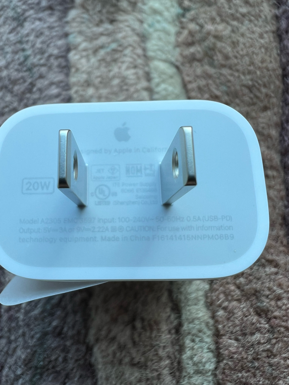 其他苹果20w快充头和线