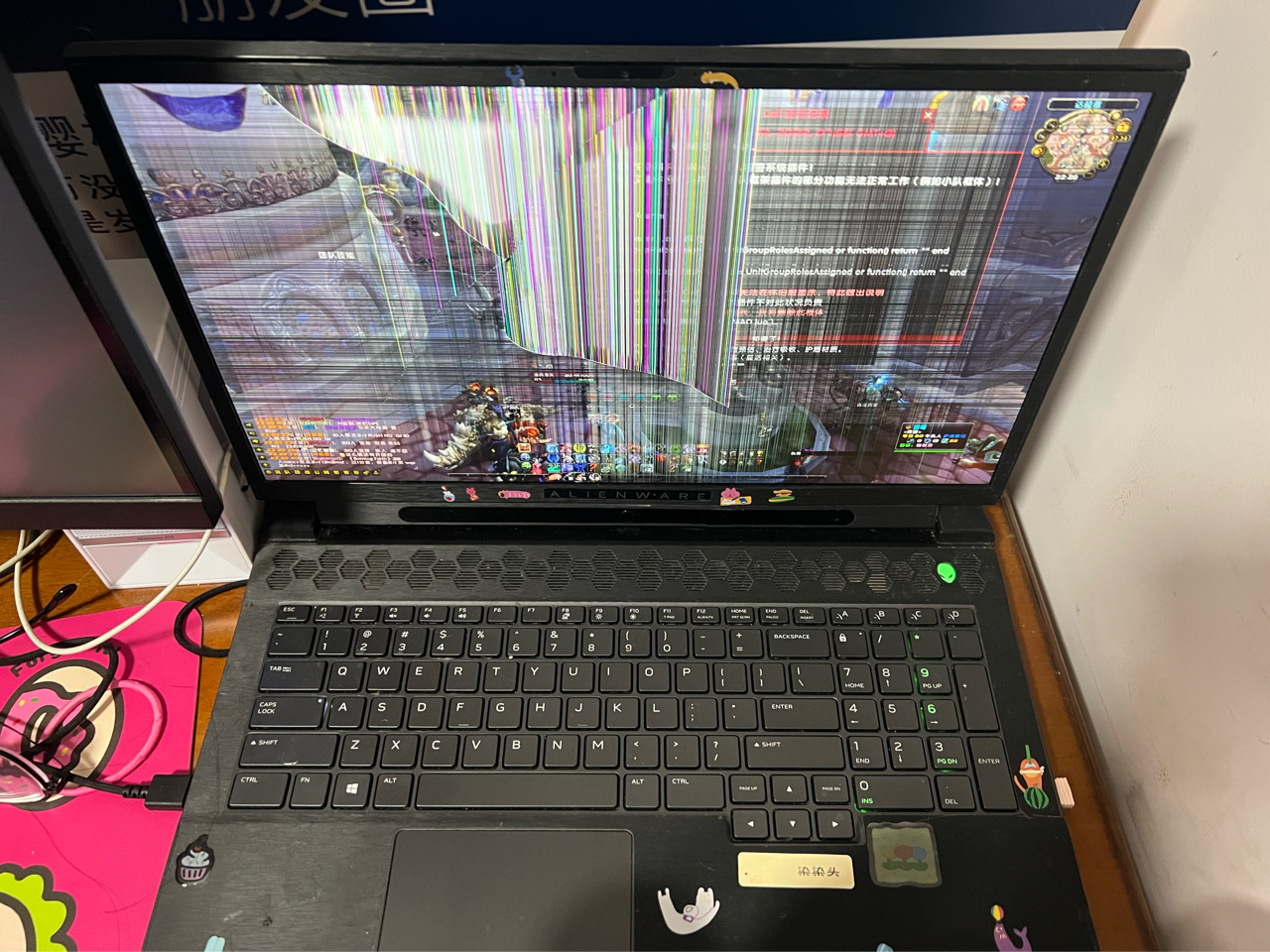 美行外星人m17r2笔记本屏幕损坏箱说全