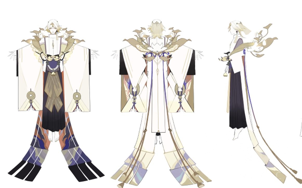 [意见反馈]  体服帝释天觉醒皮肤优化后莲叶披肩材质缺失问题(多图