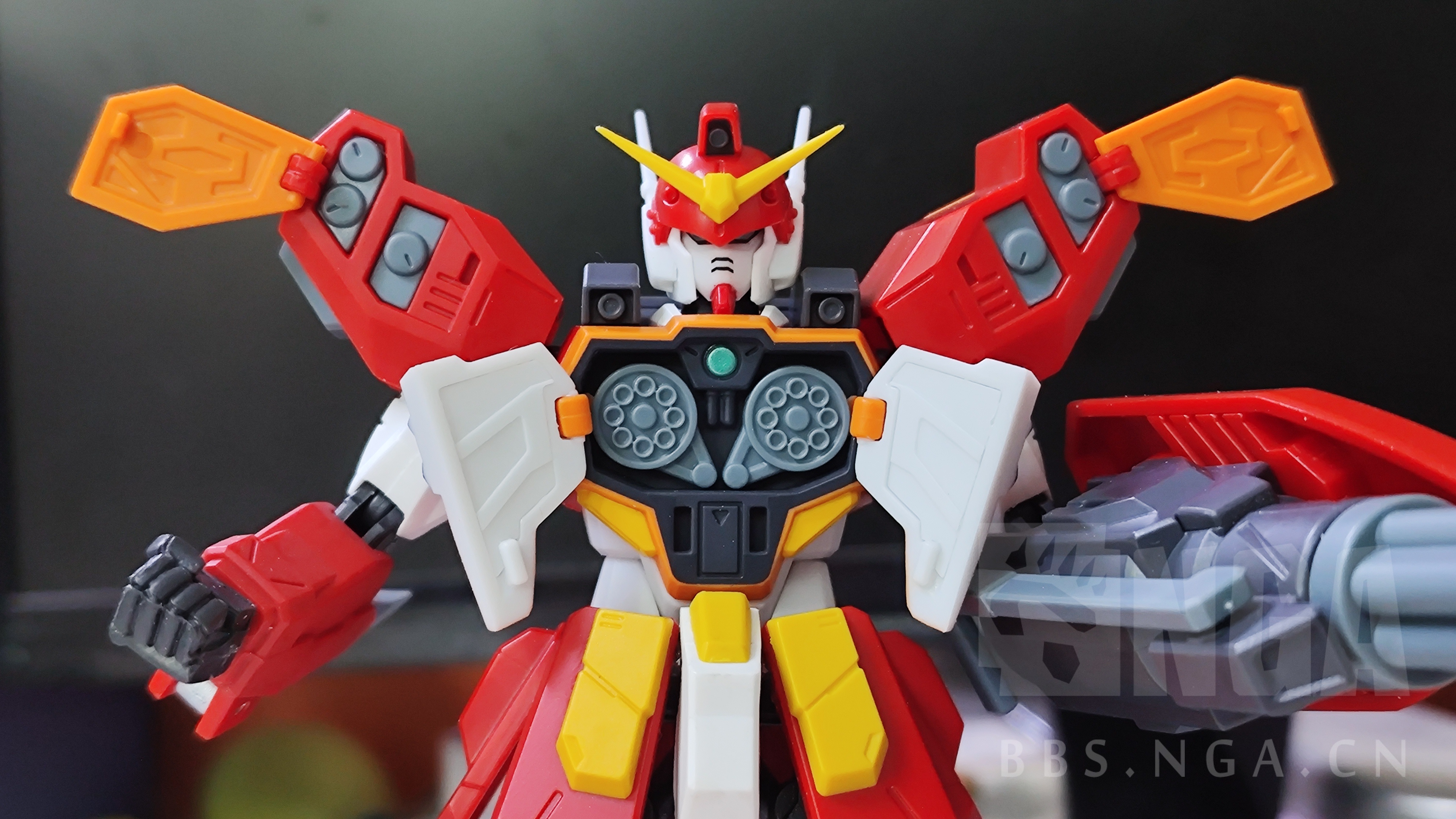 [可动成品] 软胶玩具 gu重炮手高达