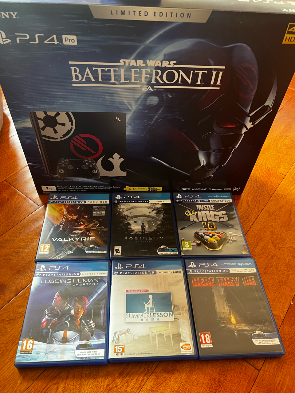 杭州地区打包出港版ps4pro和psvr1代国行