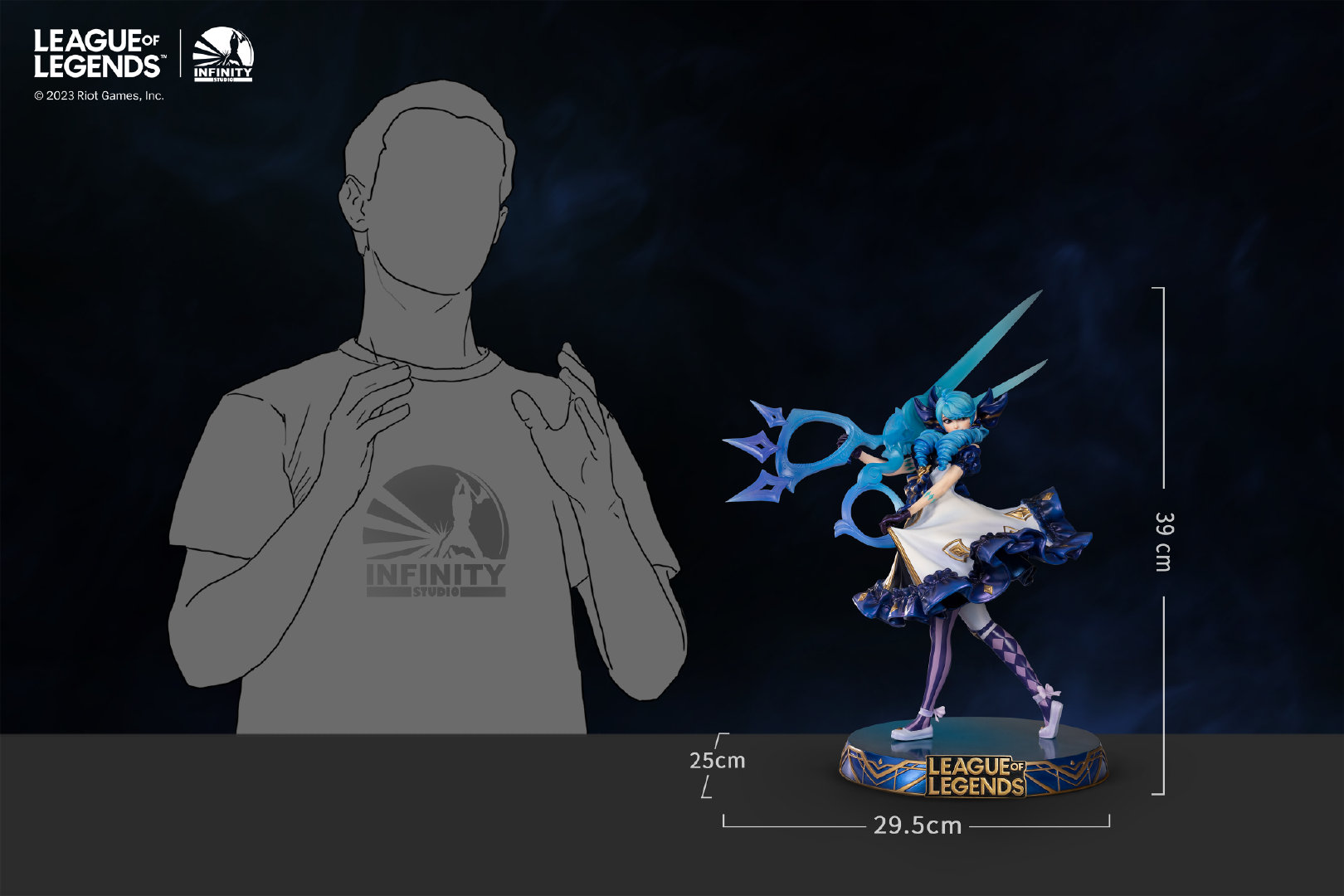 新闻资讯开天工作室英雄联盟灵罗娃娃格温16全身像