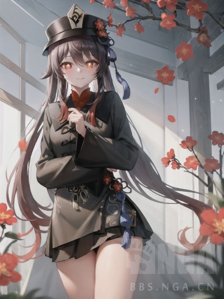 [其他创作] ai,初学跑了点儿胡桃的美图