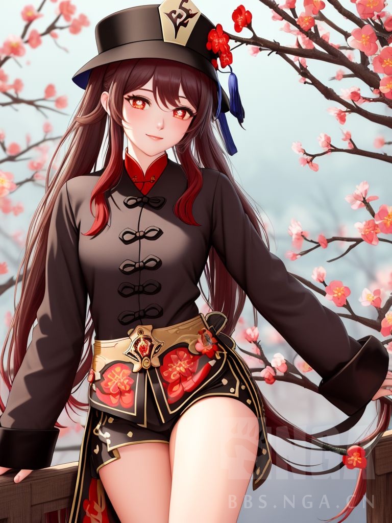 [其他创作] ai,初学跑了点儿胡桃的美图