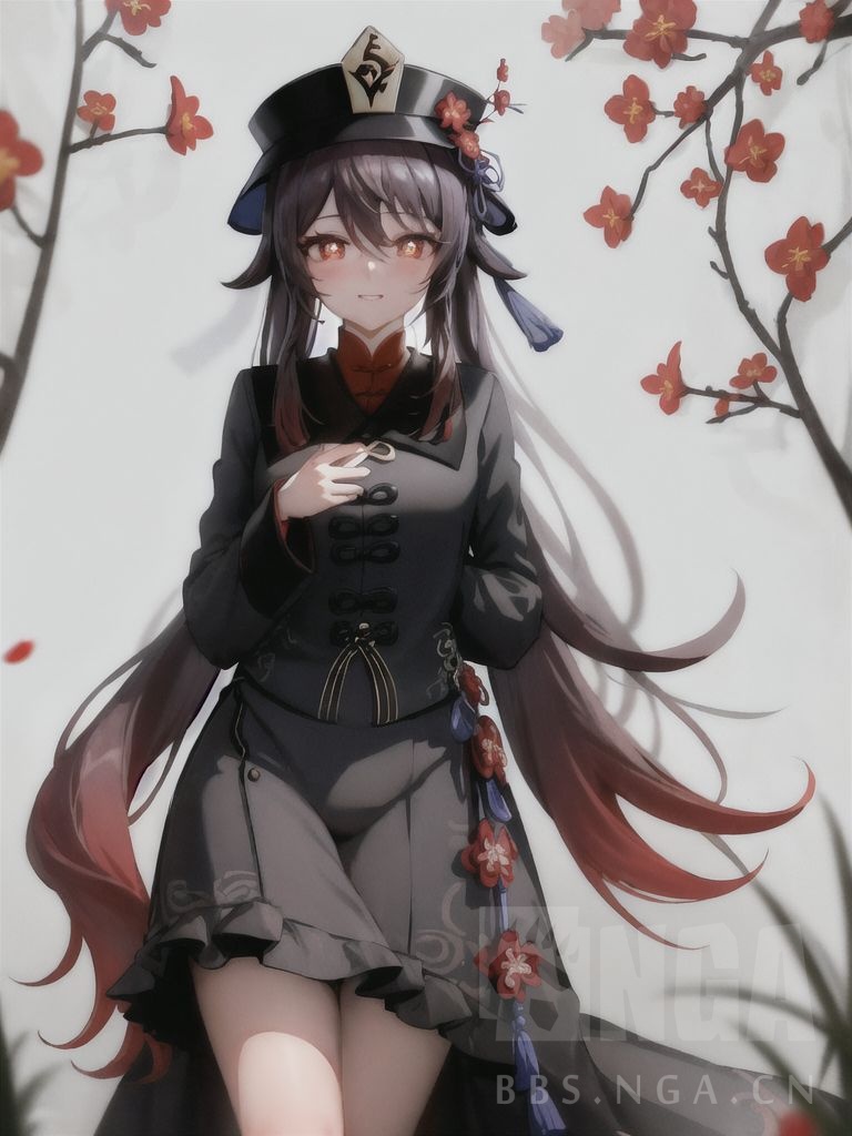 [其他创作] ai,初学跑了点儿胡桃的美图