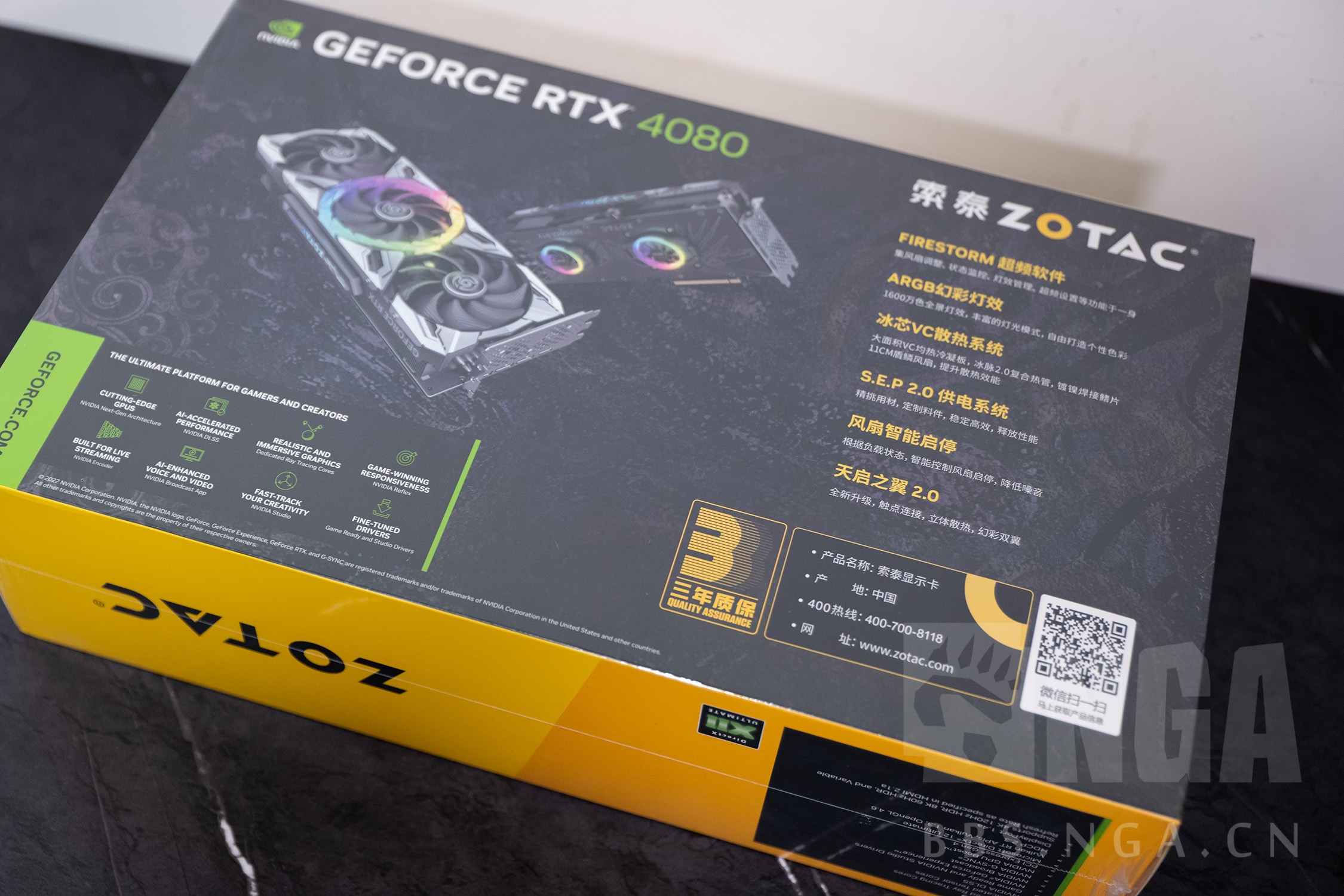 原来你也是二次元——索泰 geforce rtx4080 天启oc 开箱&拆解