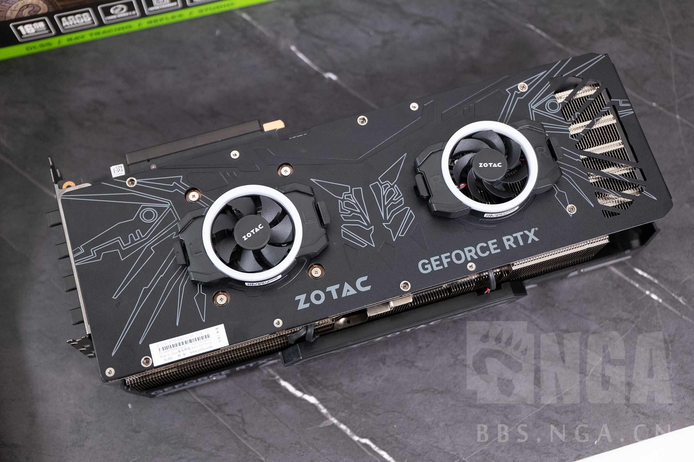 原来你也是二次元——索泰 geforce rtx4080 天启oc 开箱&拆解