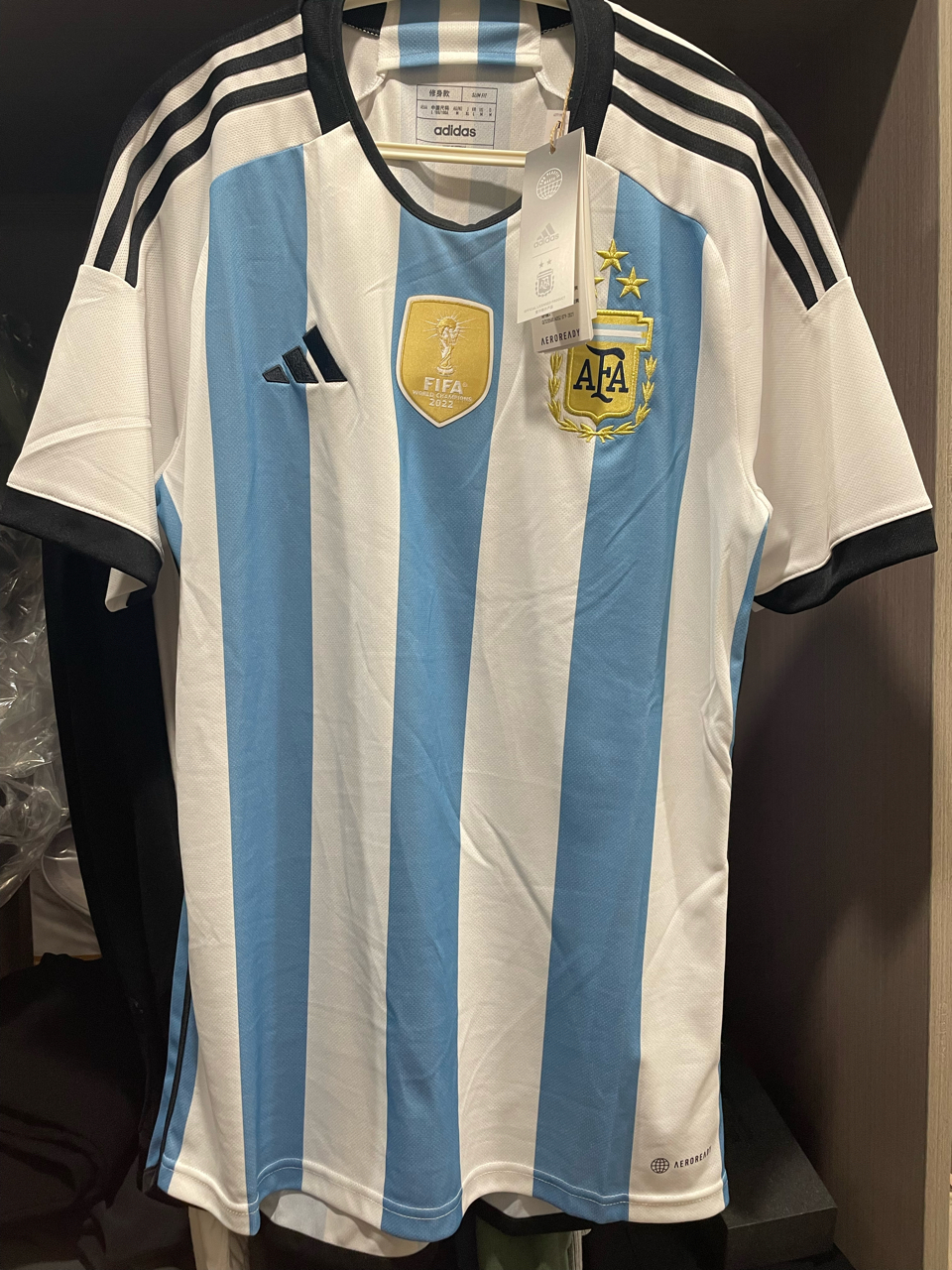 全新阿根廷三星球衣买小了有朋友要吗