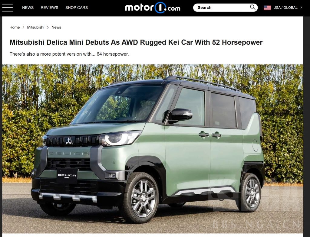 新闻速报三菱miniev公布