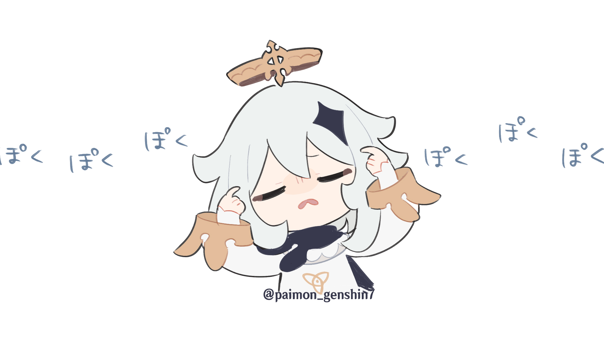 插画搬运日服派蒙号发过的图大量图预警