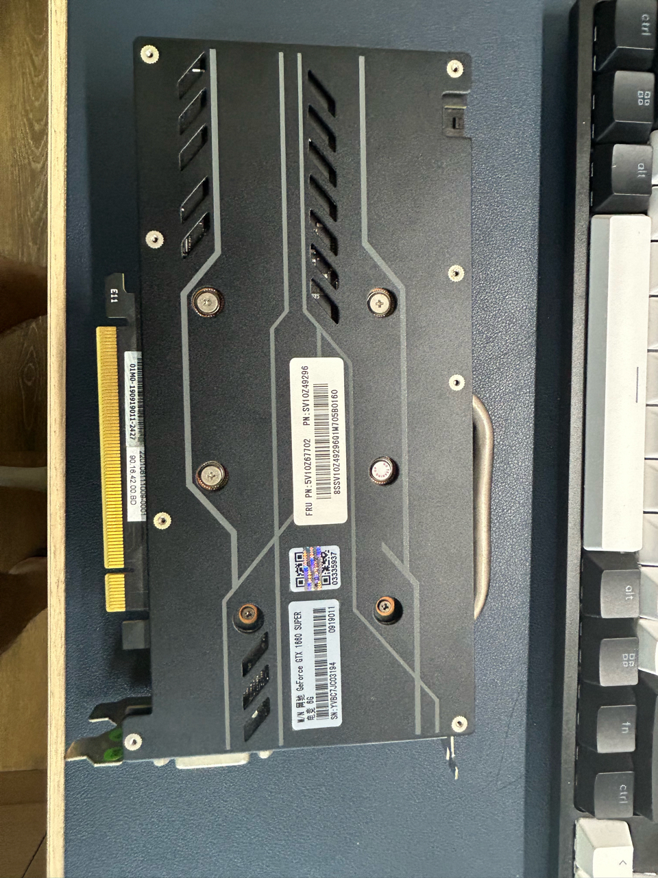 [已售]刚拆下来的丐版自用七彩虹1660s显卡