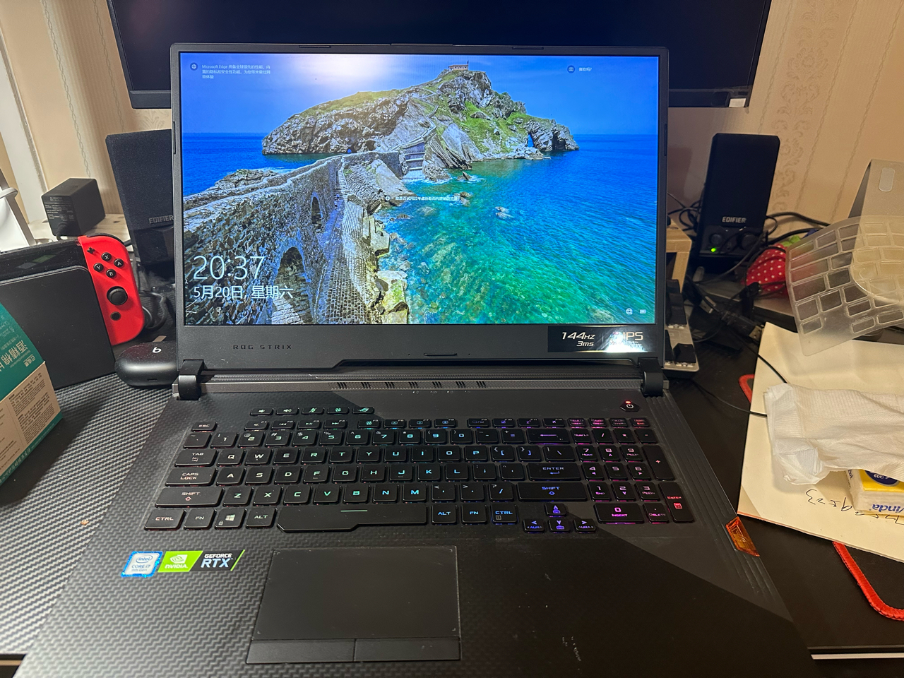 rog枪神3plus2070显卡4200