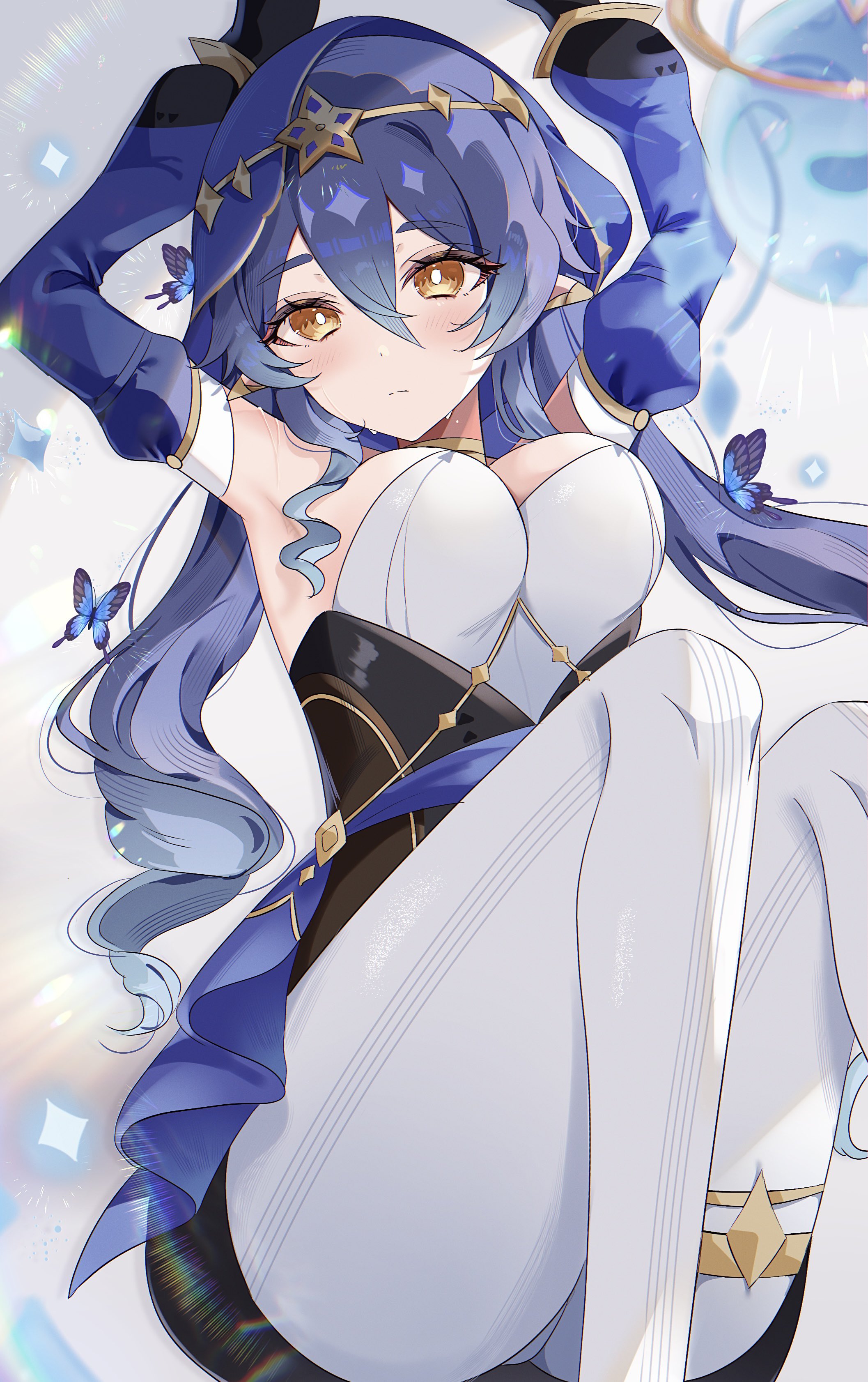 插画搬运莱依拉伸个懒腰