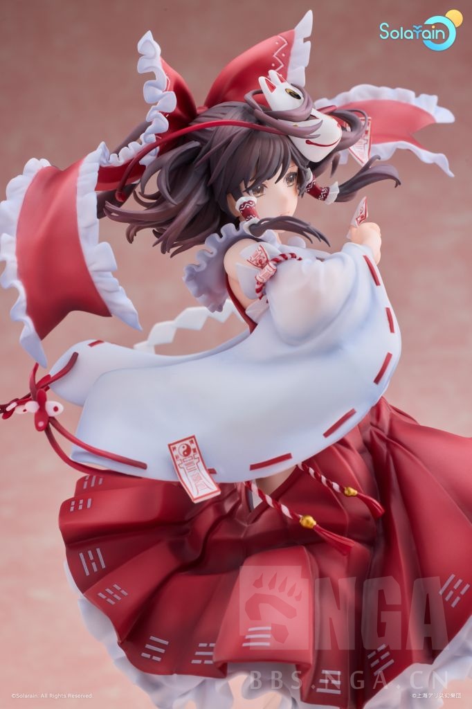 东方project博丽灵梦乐园的美好巫女vernbsp17手办彩色完成品公布nbsp