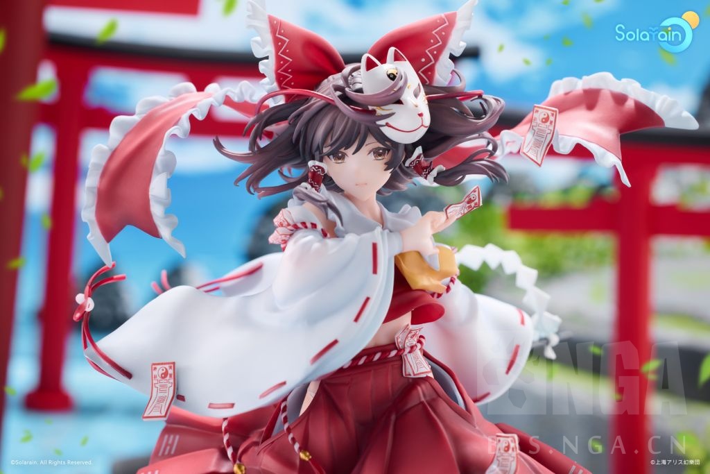 东方project博丽灵梦乐园的美好巫女vernbsp17手办彩色完成品公布nbsp