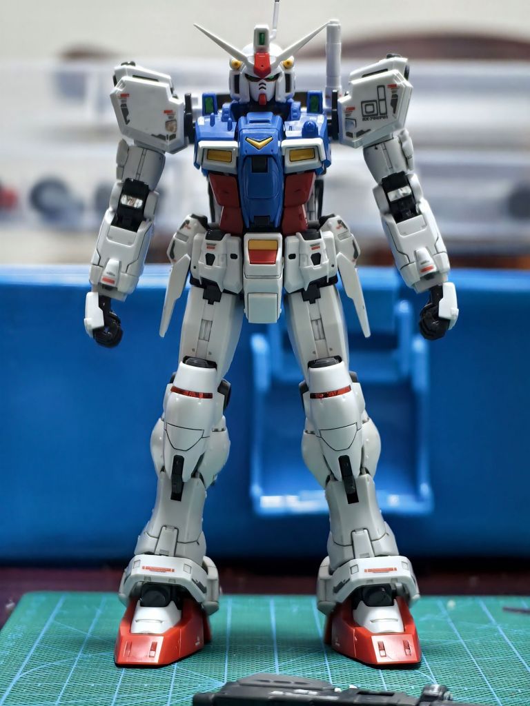 拼装素组完成rg的gp01原来意外的质量高