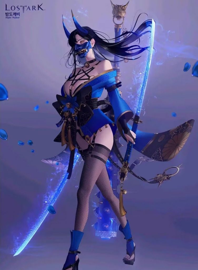 国服有大佬知道这一套的半魔皮肤啥样吗