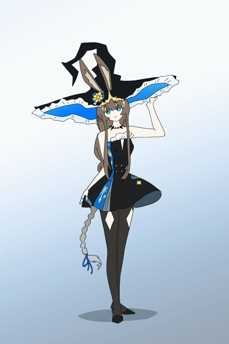 gif氵音律阿米娅她从时间中向你走来