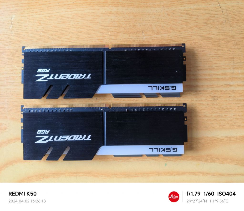 出影驰10502g17年芝奇幻光戟3200c14bdie