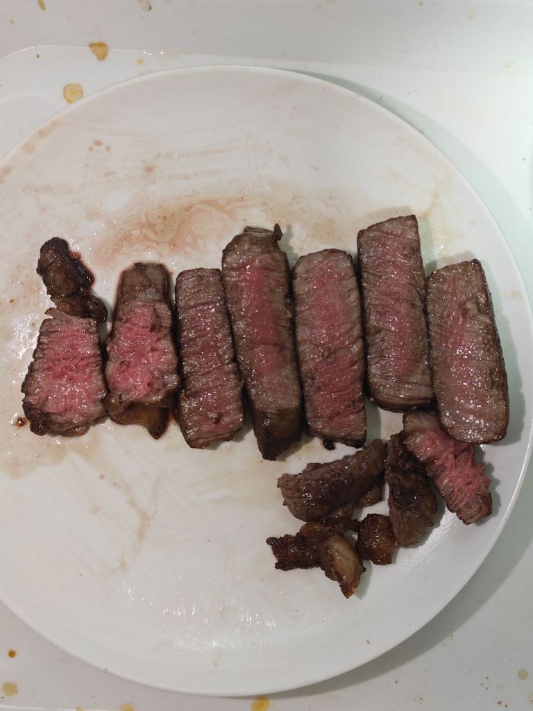 生日弄了块a5菲力