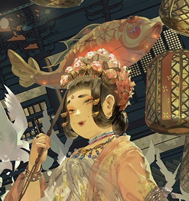 物华弥新来古弥新文物拟人把唐代的文物画成波刚