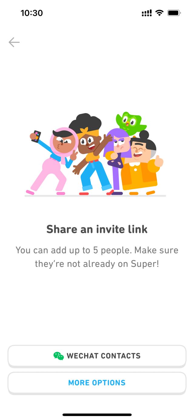 多邻国duolingo家庭会员开车有来的吗