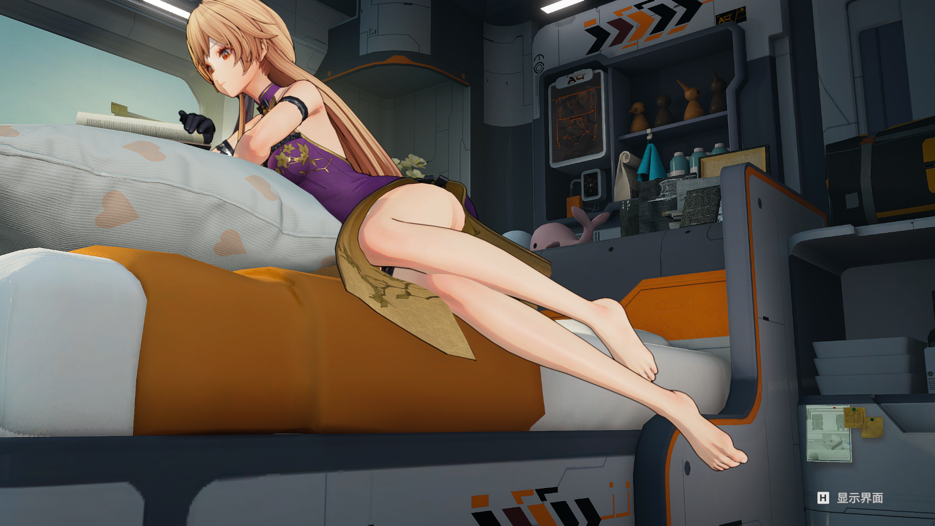 少女前线追放休息室姿势使用指南——闪电篇(紫雨心 ver.