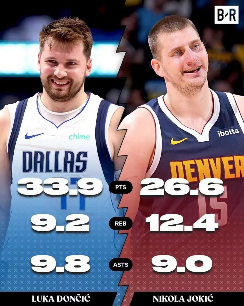 美媒基础数据占优东契奇是否有机会威胁约基奇的mvp