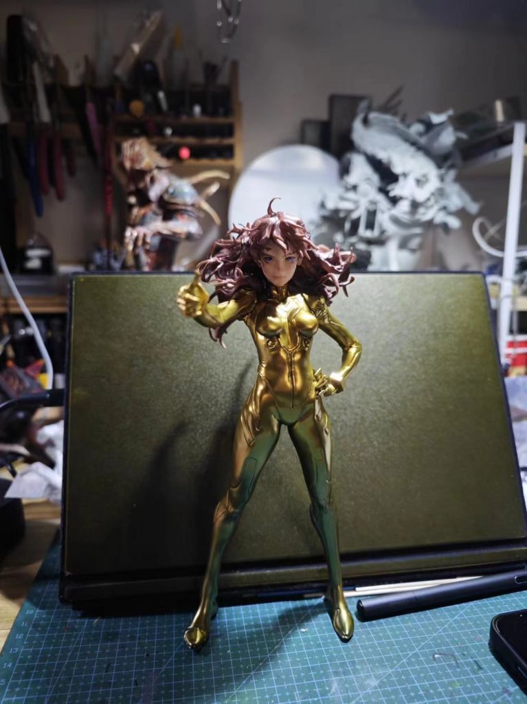 技术交流雕像手办16明日香gk喷涂完成