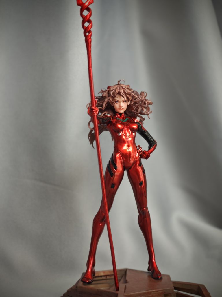 技术交流雕像手办16明日香gk喷涂完成