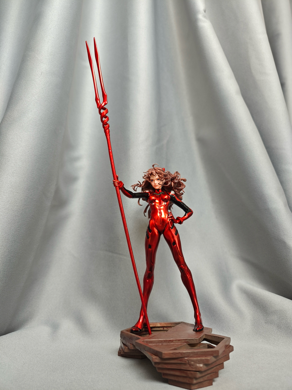 技术交流雕像手办16明日香gk喷涂完成